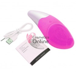 Aparat pentru masaj facial antirid si curatare ten Sonic Facial Brush 360 - Fuchsia